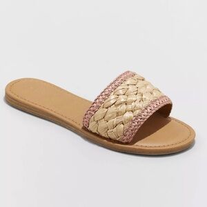 Universal Thread Rose Pink Dez Woven Sandals